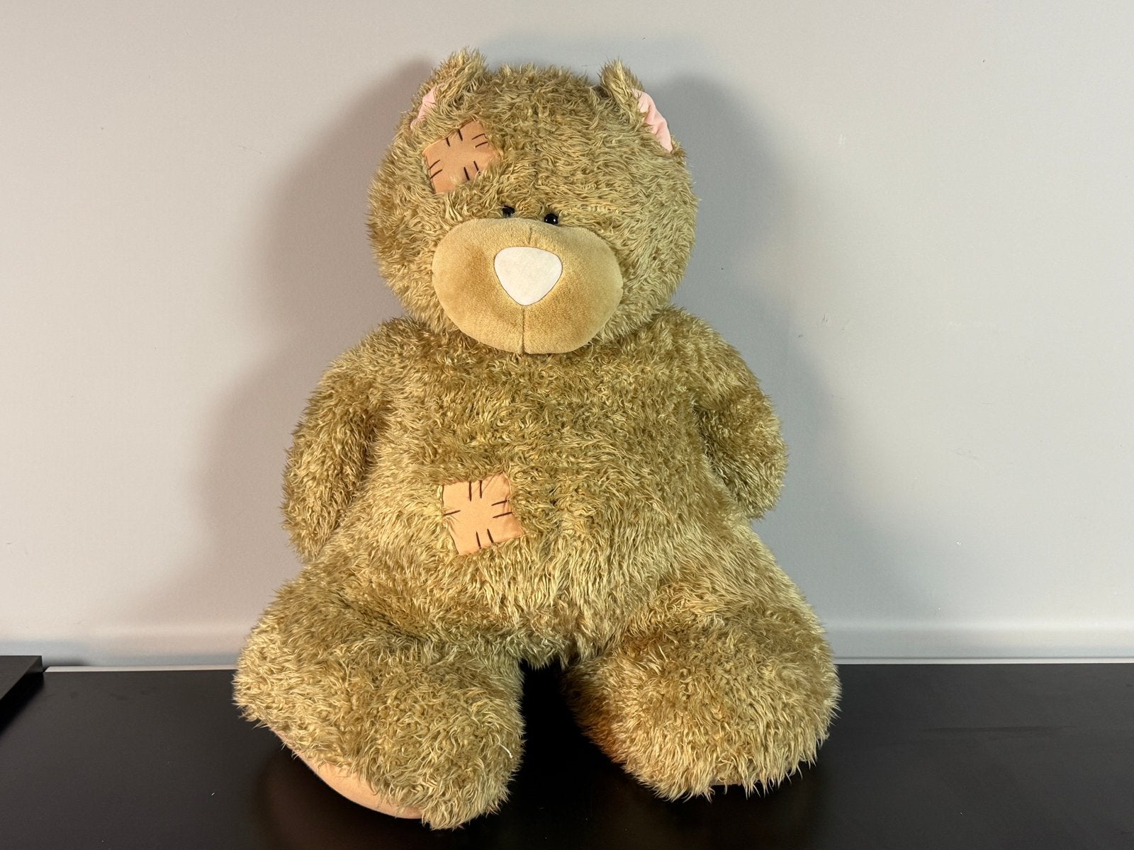 Grote XXL zachte Knuffelbeer - Teddybeer – 100 cm hoog, Ophalen, Zo goed als nieuw, Beer