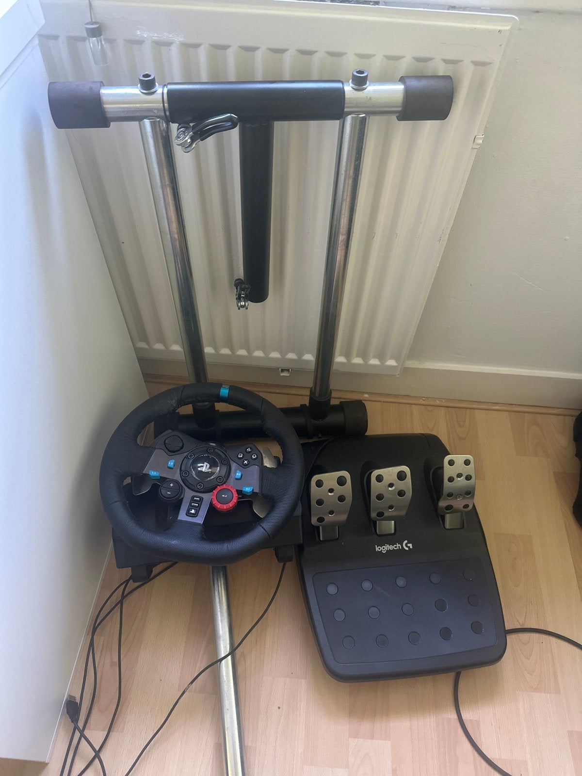 Logitech G29 racestuur met pedalen en Playseat standaard, Spelcomputers en Games, Ophalen, Overige merken, Gebruikt