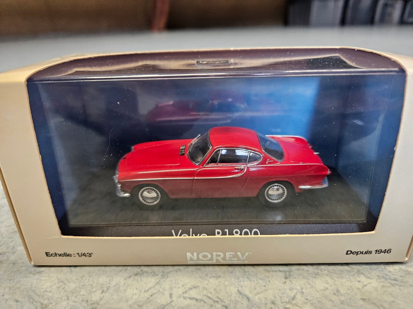 Volvo P1800 Norev 1:43 Modelauto Rood, Ophalen of Verzenden, Nieuw, Auto