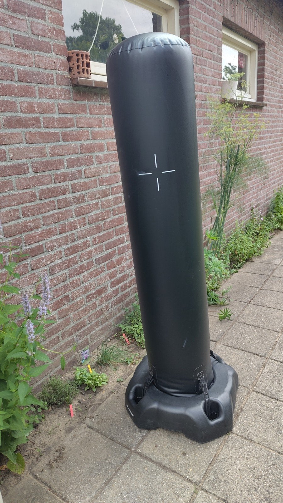 Crivit opblaasbare boksbal, Sport en Fitness, Boksen, Ophalen of Verzenden, Gebruikt, Boksbal