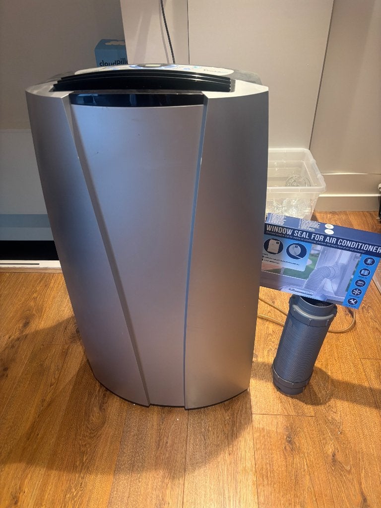Delonghi mobiele airco pinguino pac t100 te koop, Witgoed en Apparatuur, Airco's, Ophalen, Gebruikt, Timer, Minder dan 60 m³