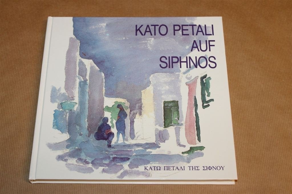Boek over architectuur in Kato Petali [Siphnos], Ophalen of Verzenden, Zo goed als nieuw, Architecten