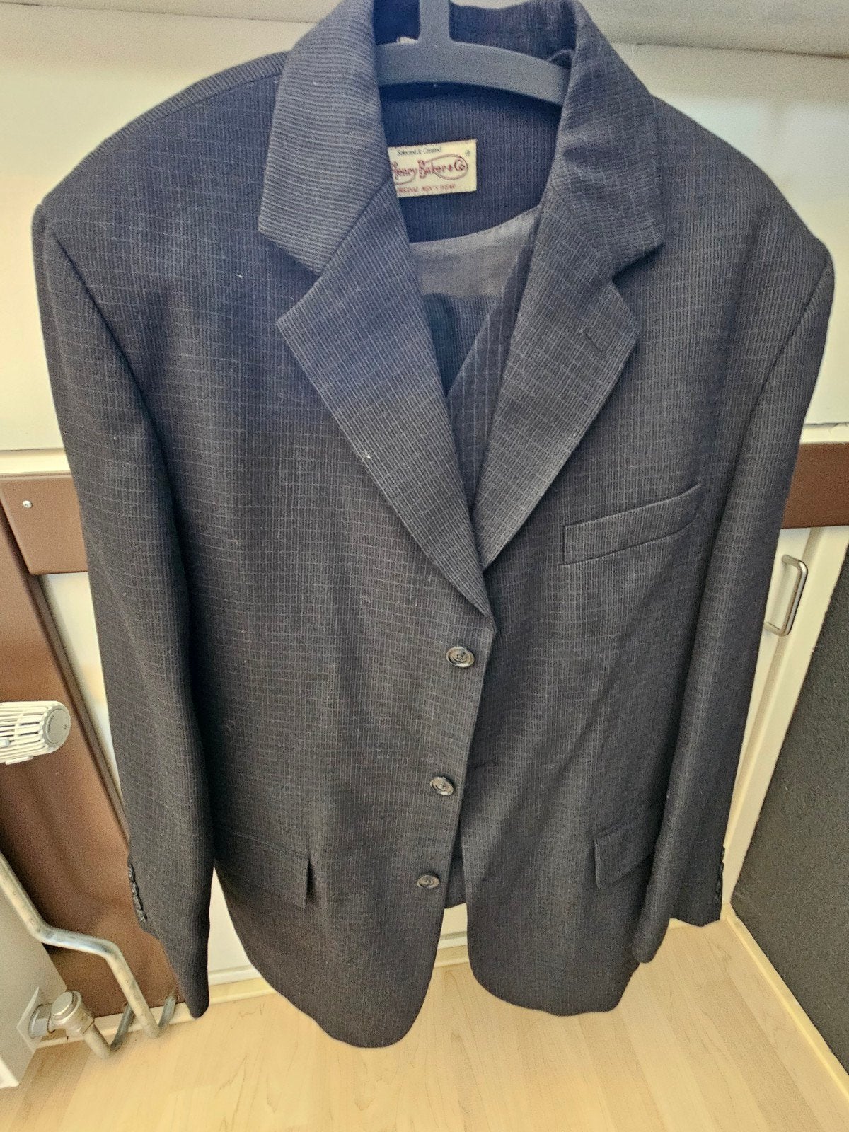 Te koop 3-delig kostuum maat 50/52, Ophalen of Verzenden, Zo goed als nieuw, Blauw