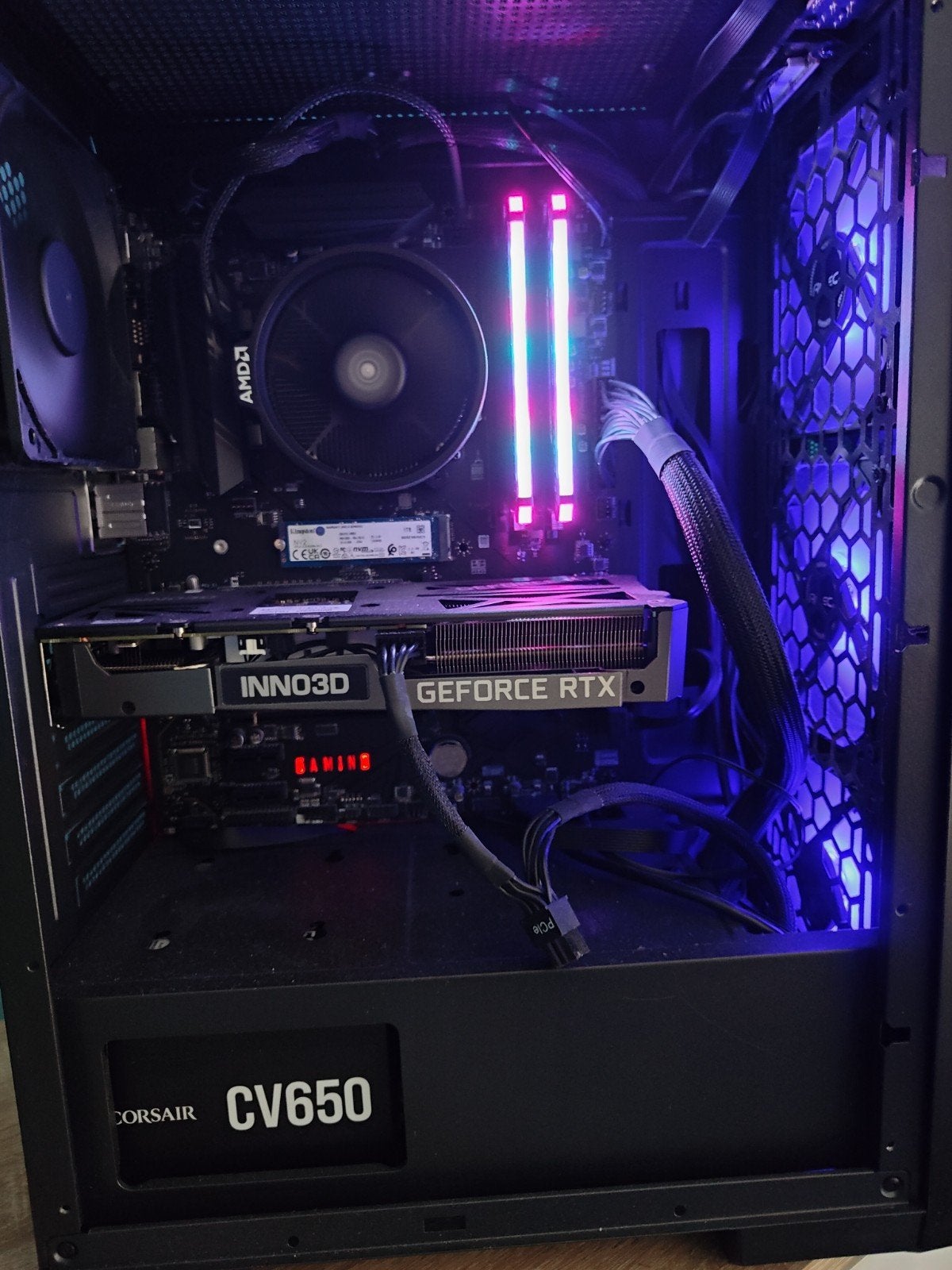 gaming pc, rtx 3060 12gb, 32gb ram., Computers en Software, Desktop Pc's, 32 GB, Zo goed als nieuw, SSD, Met videokaart