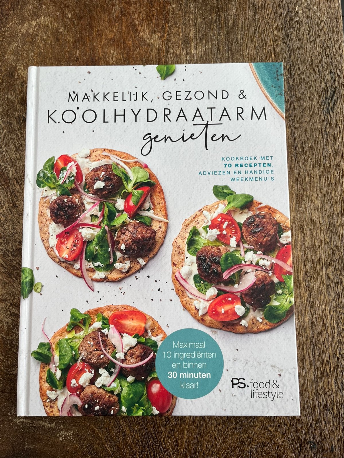 Koolhydraatarm genieten PS food & lifestyle, Ophalen of Verzenden, Nieuw, Dieet en Voeding