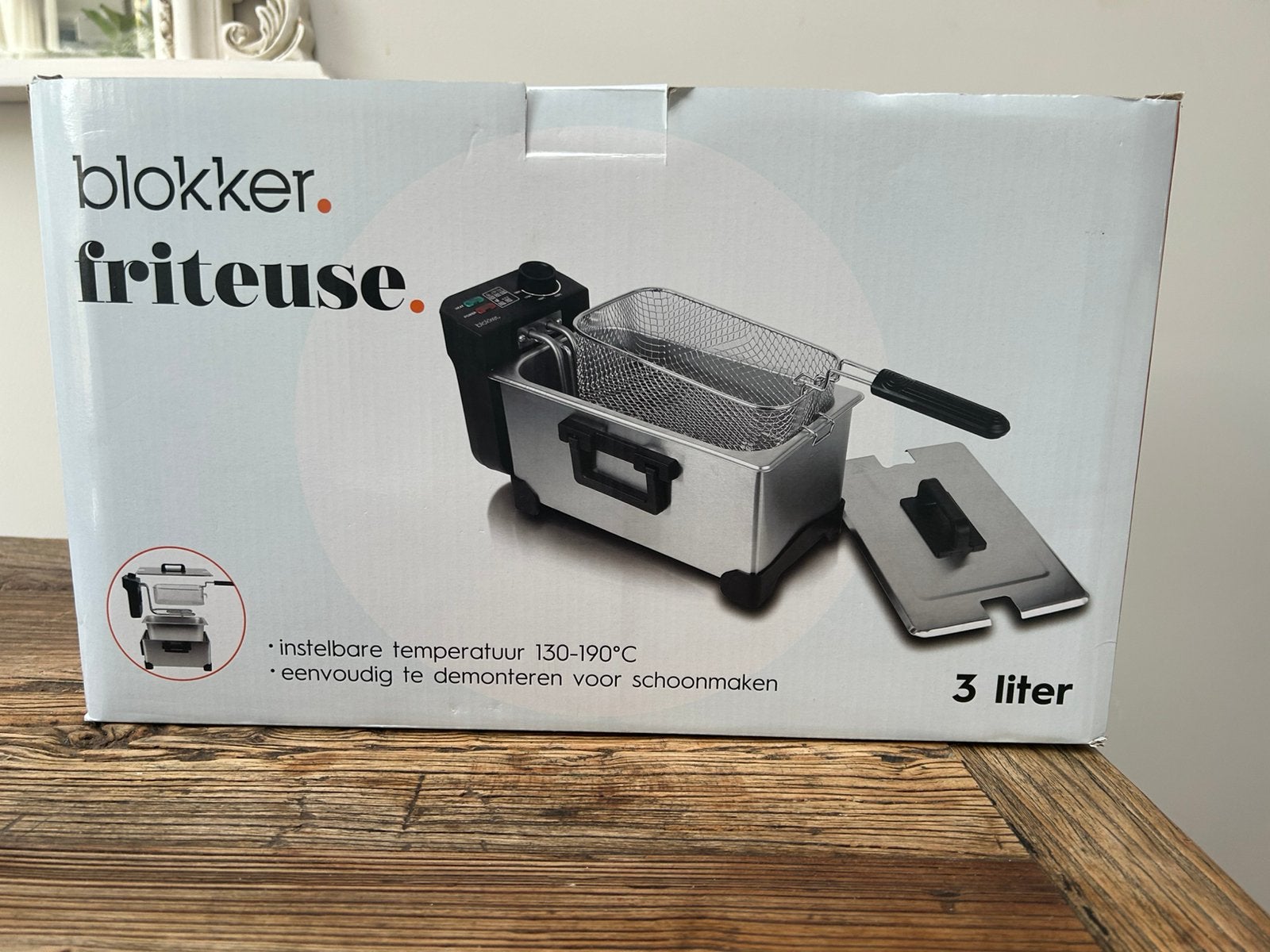 Nieuwe friteuse van Blokker, 2 tot 3 liter, Ophalen, Nieuw, Uitneembare binnenpan
