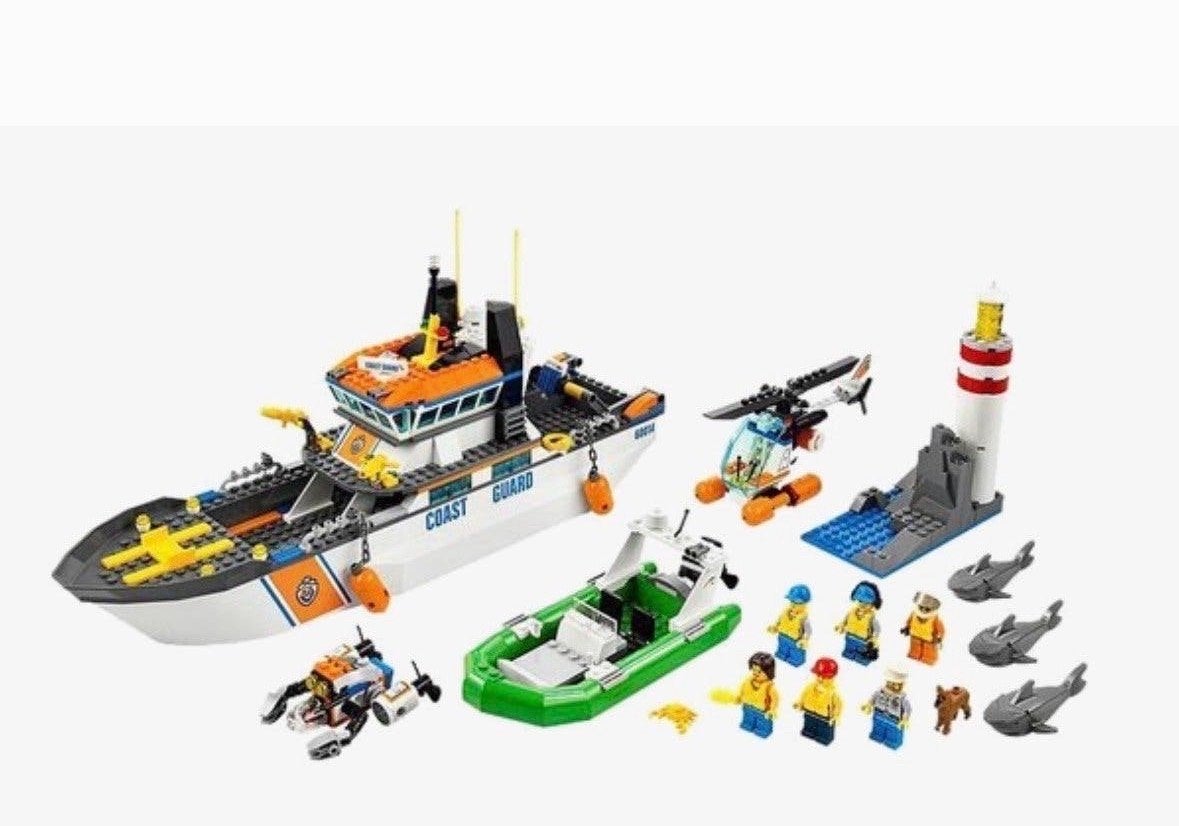 LEGO City Kustwacht Patrouille (meer dan 450 onderdelen), Ophalen of Verzenden, Zo goed als nieuw