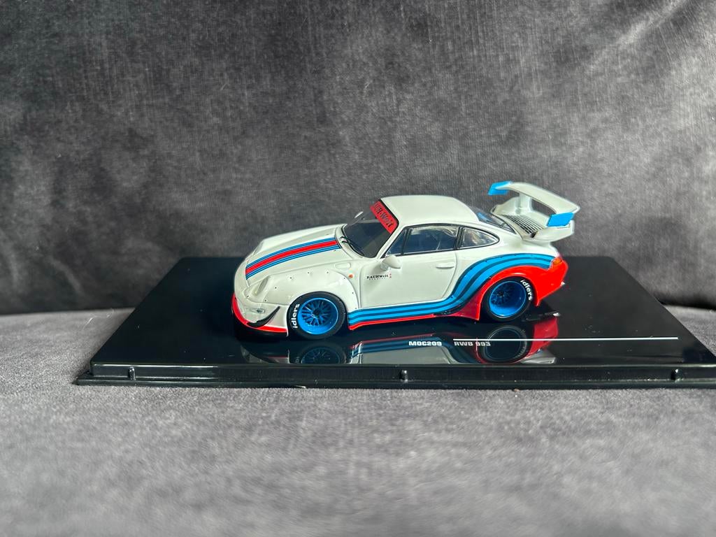 Miniatuur Porsche 911 RWB Modelauto, Ophalen of Verzenden, Nieuw, Auto, Overige merken