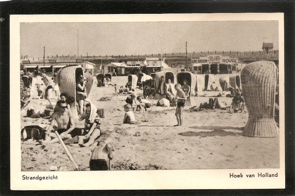 Hoek van Holland, Strandgezicht, Ophalen of Verzenden, 1960 tot 1980, Ongelopen, Zuid-Holland