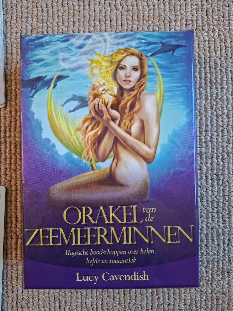 Orakel van de zeemeerminnen Lucy Cavendish, Tarot of Kaarten leggen, Ophalen of Verzenden, Zo goed als nieuw, Lucy Cavendish