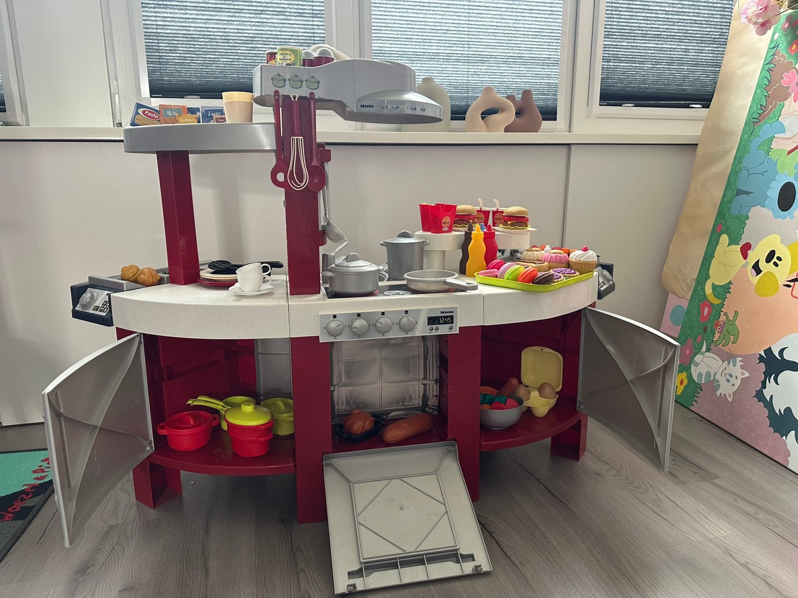 Miele kinderkeuken met veel accessoires, Kinderen en Baby's, Ophalen, Zo goed als nieuw, Kunststof, Speelkeuken
