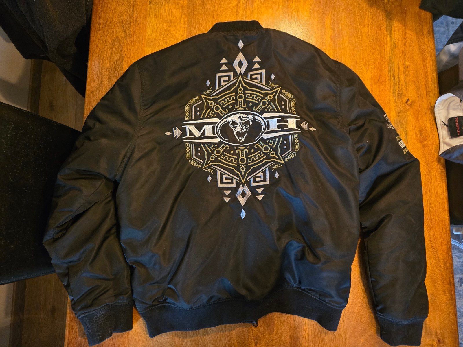 masters of hardcore bomber jas, Kleding | Heren, Maat 52/54 (L), Zwart, Ophalen of Verzenden, Zo goed als nieuw