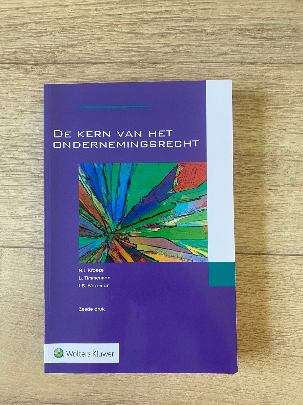 L. Timmerman - De kern van het ondernemingsrecht, L. Timmerman, Zo goed als nieuw, Alpha, HBO