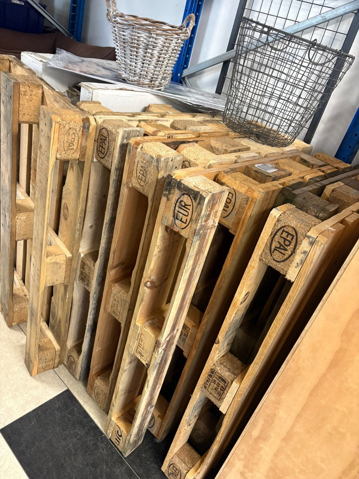 10 EU euro pallets 120x80cm, Ophalen, Zo goed als nieuw, 50 mm of meer, Pallet