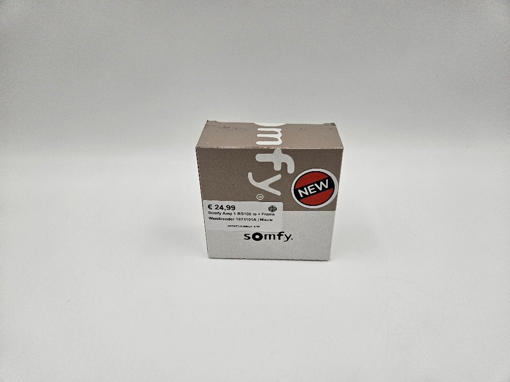 Somfy Amy 1 RS100 io + Frame Wandzender 1871101A | Nieuw, Doe-het-zelf en Verbouw, Elektra en Kabels, Nieuw, Overige typen, Ophalen of Verzenden