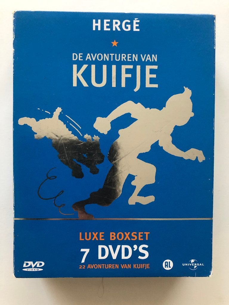 Avonturen van Kuifje (7 DVD), Europees, Tekenfilm, Verzenden, Alle leeftijden