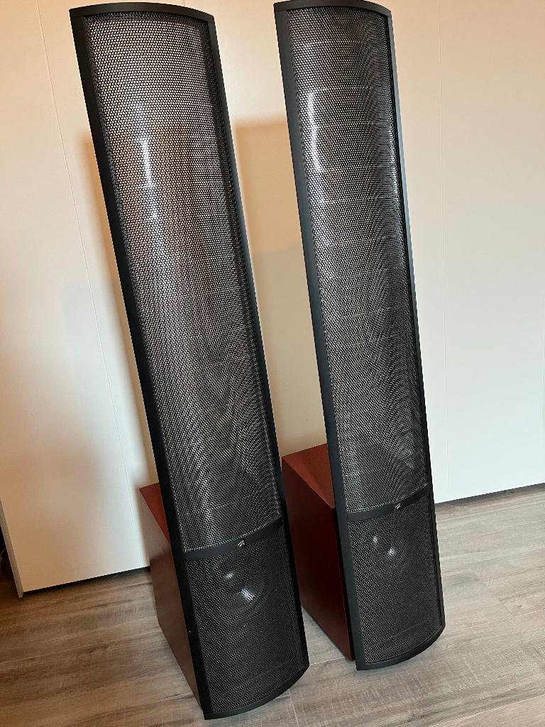 Martin Logan Vantage X hybride elektrostaten, Audio, Tv en Foto, Luidsprekers, Zo goed als nieuw, 120 watt of meer, Front, Rear of Stereo speakers