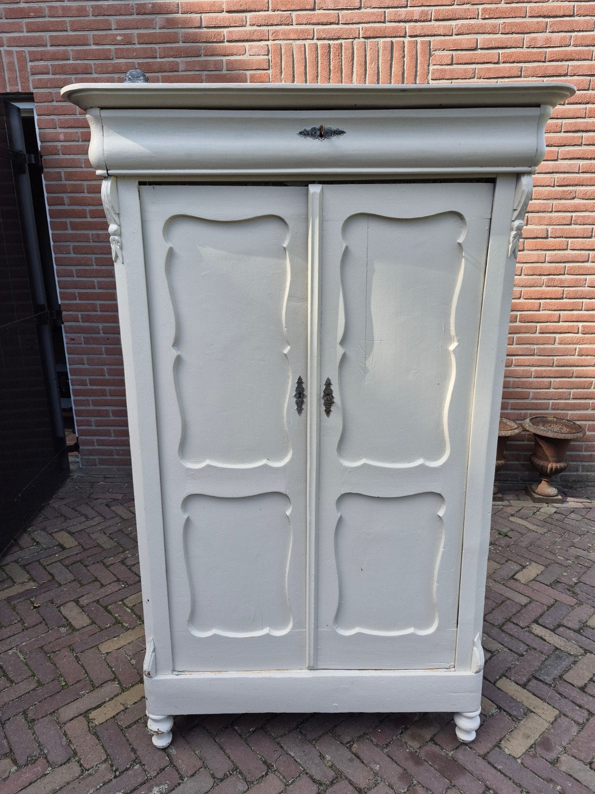Biedermeier Grenen Meiden Kast, Antiek en Kunst, Antiek | Meubels | Kasten, Ophalen