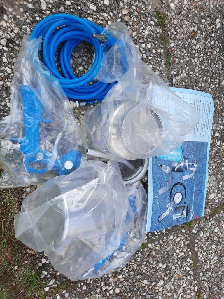 Airpress Verf/Vloeistofspuitset - Nieuw in verpakking, Ophalen of Verzenden, Nieuw, Verfspuit of Verfpomp
