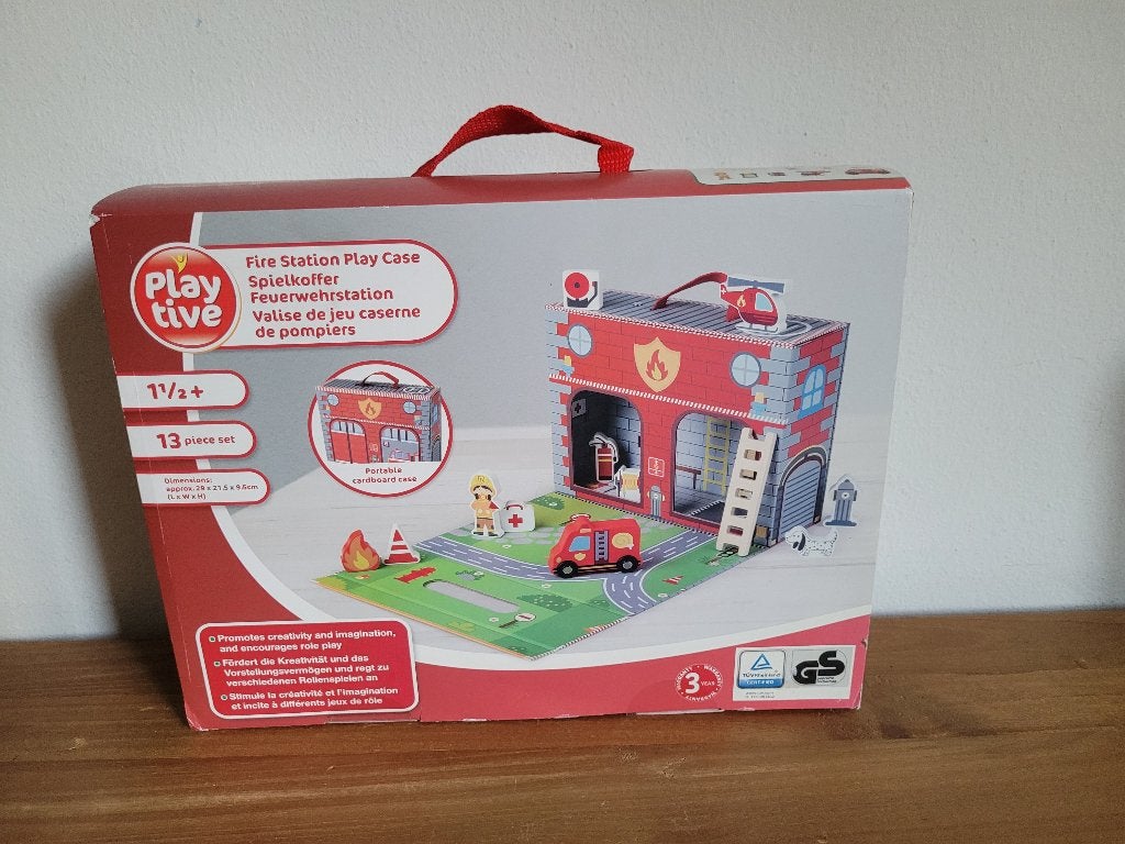 Speelkoffer Brandweer Kazerne. Playtive. Nieuw, Ophalen of Verzenden, Nieuw, Knutselen
