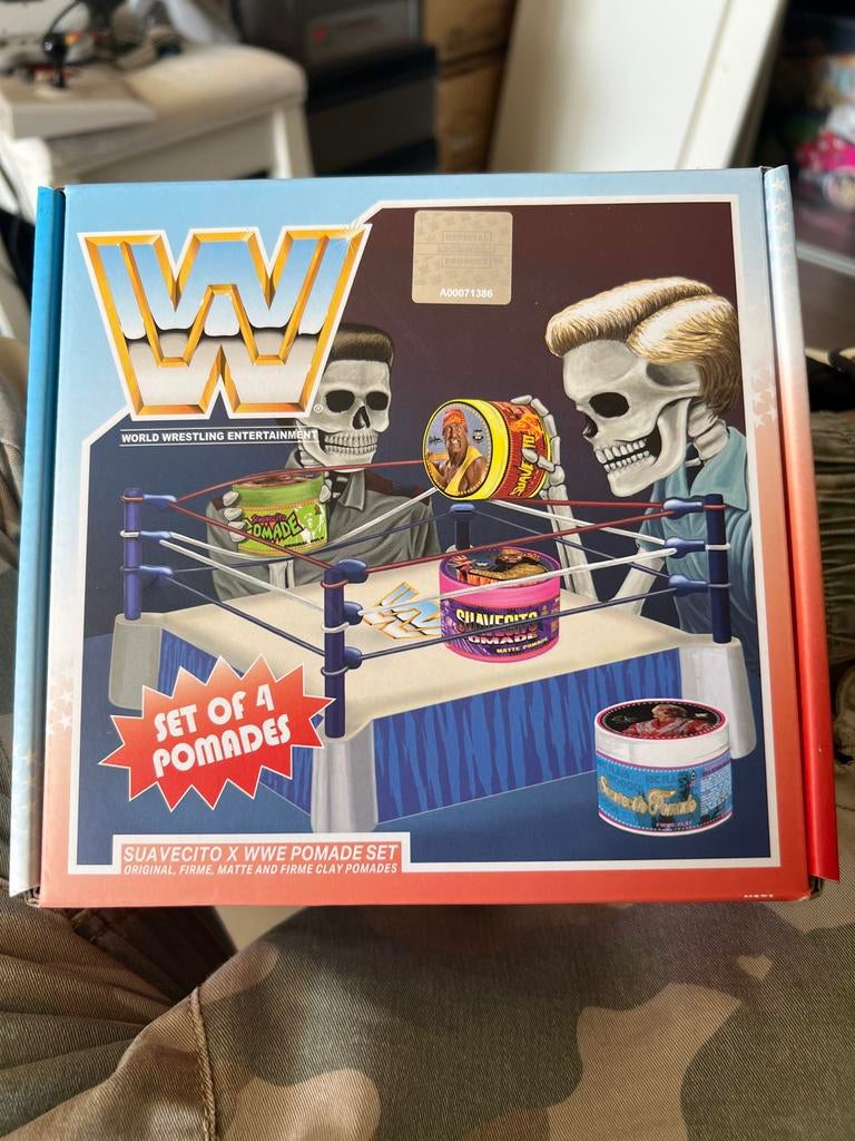 Suavecito x WWE Pomade Set - 4 Stuks wwf hasbro, Ophalen of Verzenden, Zo goed als nieuw