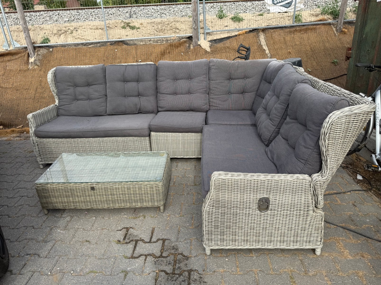 Lounge set, Tuin en Terras, Tuinsets en Loungesets, Ophalen, Zo goed als nieuw