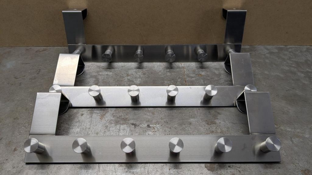Ikea Deurkapstokken, bovenkant deur, RVS-look, izgst., Huis en Inrichting, Woonaccessoires | Kapstokken, Wandkapstok, Ophalen of Verzenden