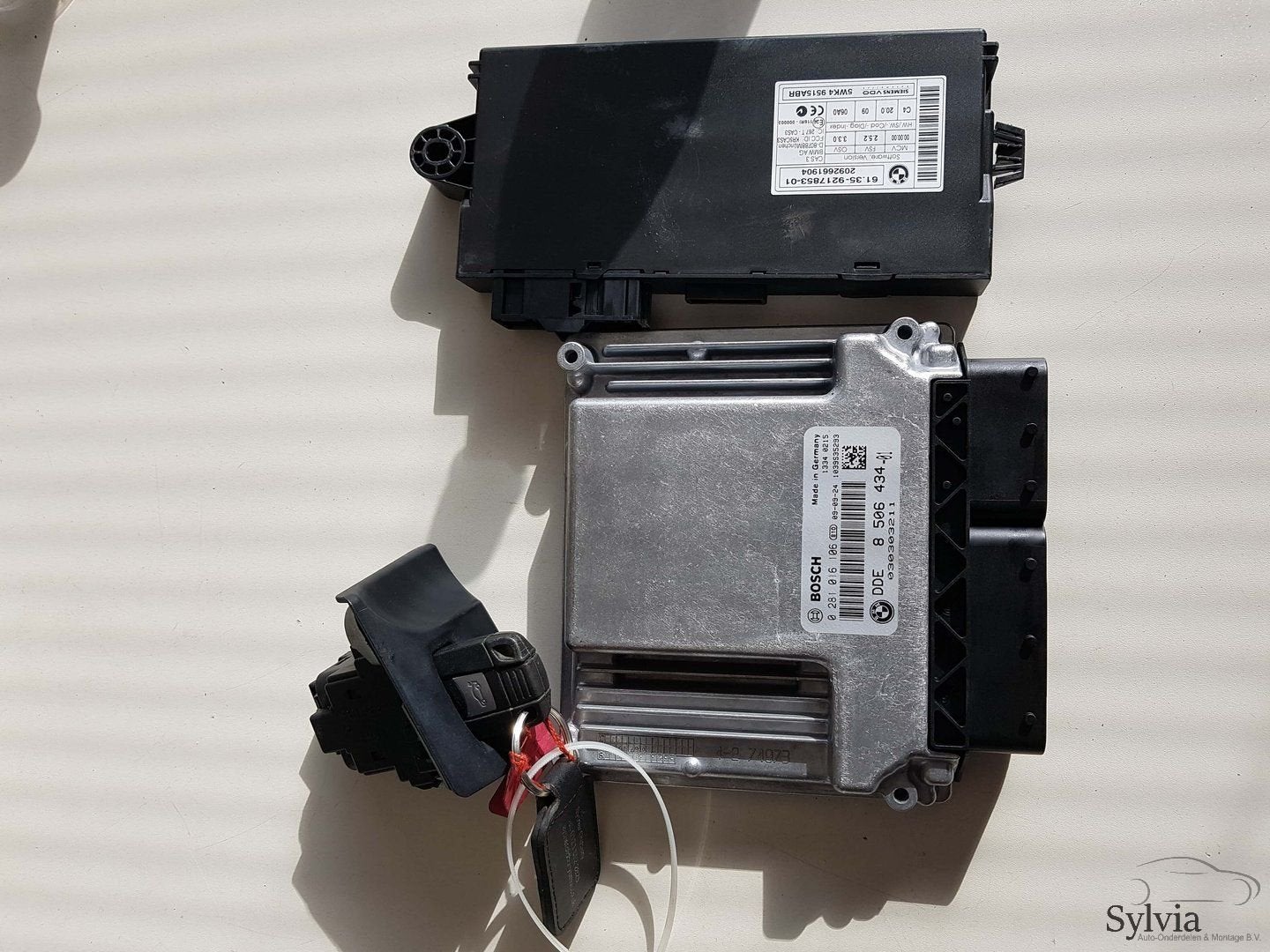 Startset Contactslot + ECU BMW 3 Serie 320i N46 E90 E91 8506, Gebruikt, -, -, Ophalen of Verzenden