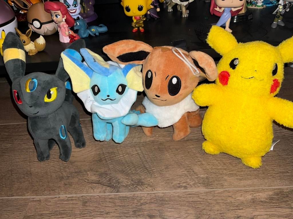 Verschillende pokemon knuffels, Ophalen of Verzenden, Zo goed als nieuw, Overige typen