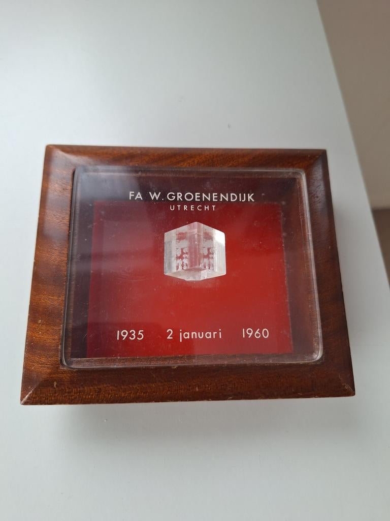 Uniek gedenkstuk F.A.W. Groenendijk Utrecht 1935-1960, Antiek en Kunst, Ophalen of Verzenden