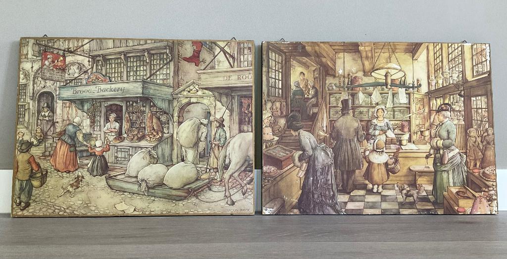 Anton Pieck poster / print, Antiek en Kunst, Kunst | Tekeningen en Foto's, Ophalen of Verzenden