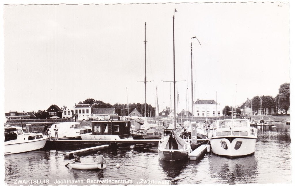 Zwartsluis - Jachthaven Recreatiecentrum "Zwartewater", Verzenden, 1960 tot 1980, Ongelopen, Overijssel