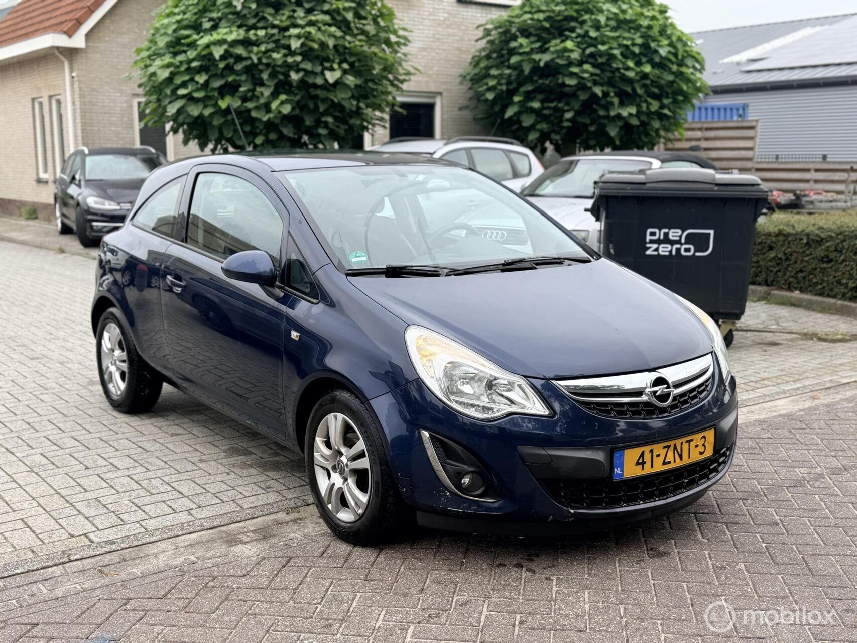 Opel Corsa 1.2-16V Rhythm, Auto's, Voorwielaandrijving, 4 cilinders, Blauw, 1229 cc