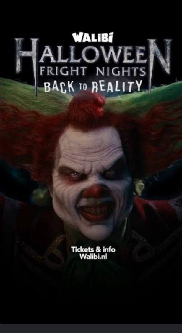 Walibi fright night ticket & rip pass, Eén persoon, Ticket of Toegangskaart