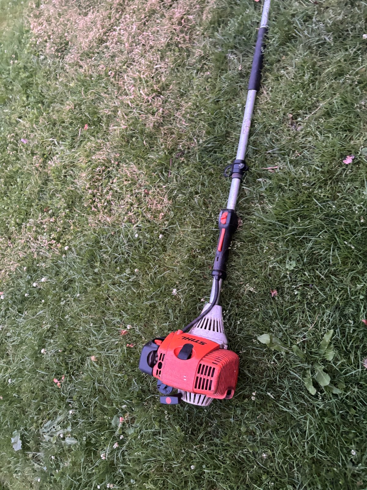 Stihl Motoren Bosmaaier/Trimmer, Tuin en Terras, Bosmaaiers, Ophalen, Gebruikt, Benzine