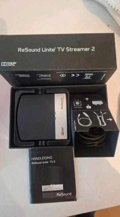 ReSound Unite TV Streamer 2 - Voor Hoortoestellen, Overige merken, 50 Hz, Ophalen of Verzenden, Zo goed als nieuw