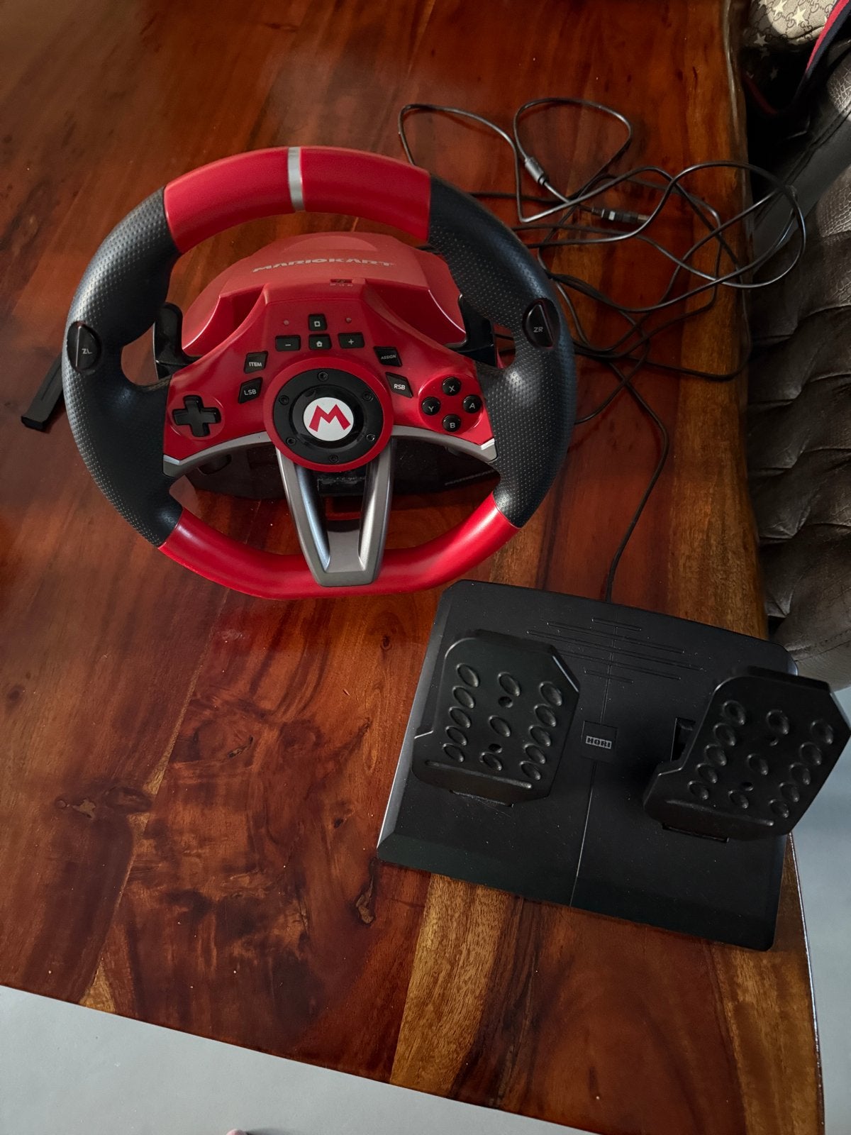 Hori Mario Kart Racestuur met Pedalen voor Nintendo Switch, Ophalen, Racestuur, Nintendo, Zo goed als nieuw