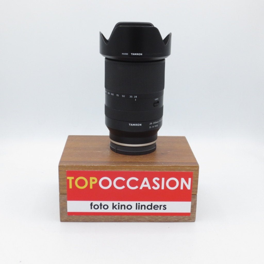 OCCASION: Tamron (Sony FE) 28-200mm F2.8-5.6 Di III RxD, Handmatige focus, Sony E-mount, Gebruikt, Tamron