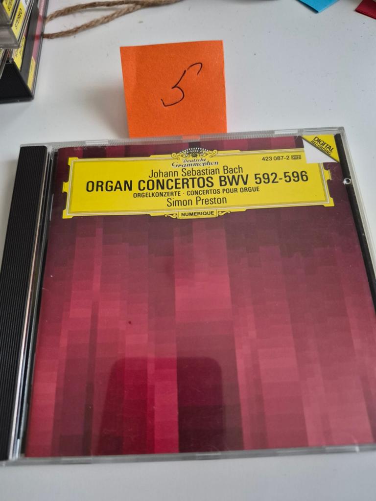 Bach: Orgelconcerten BWV 592-596 - Simon Preston CD, Ophalen of Verzenden