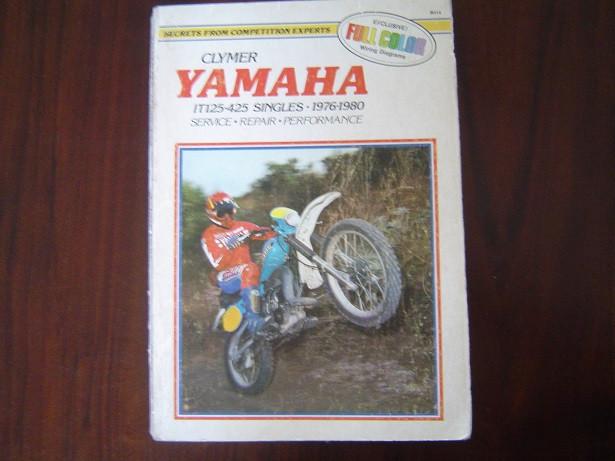 Yamaha IT125 IT175 IT250 IT400 IT425 1976-1980 handboek, Ophalen of Verzenden, Yamaha