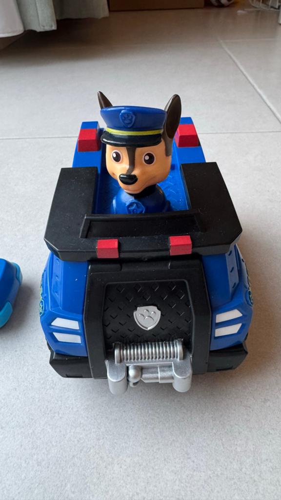 Paw Patrol Chase Politie Auto met Afstandsbediening, Ophalen of Verzenden, Zo goed als nieuw, Afstandsbediening