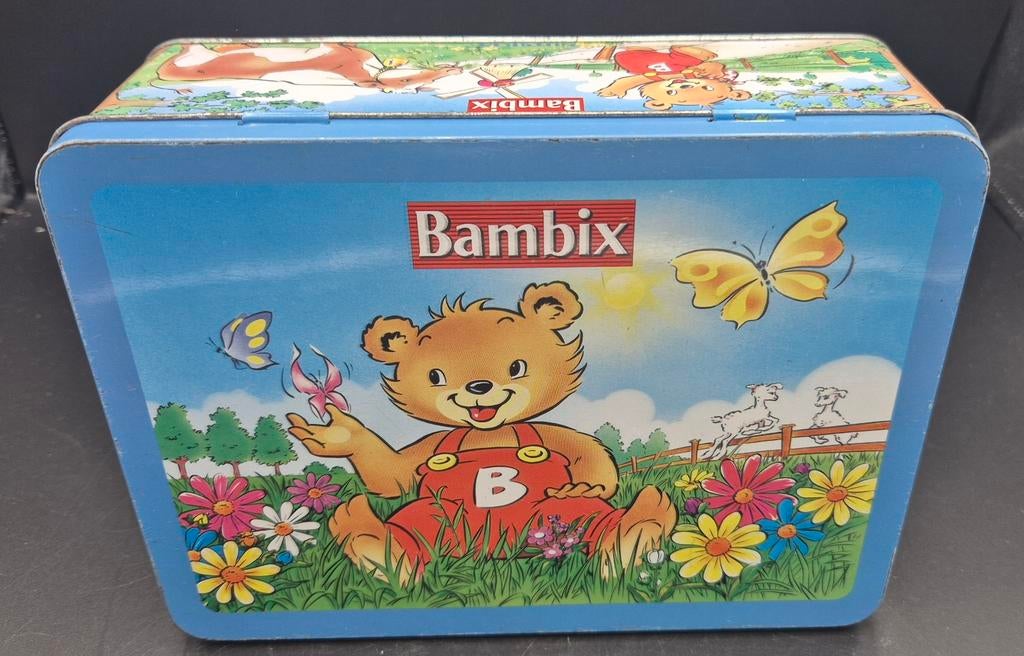 Vintage Bambix Koekblik - Nutricia - Jaren '80, Ophalen of Verzenden
