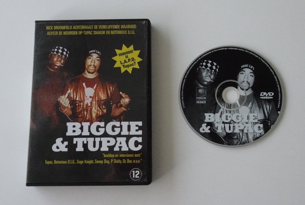Biggie & Tupac -- Documentaire op DVD uit 2002, Alle leeftijden, Ophalen, Zo goed als nieuw, Documentaire
