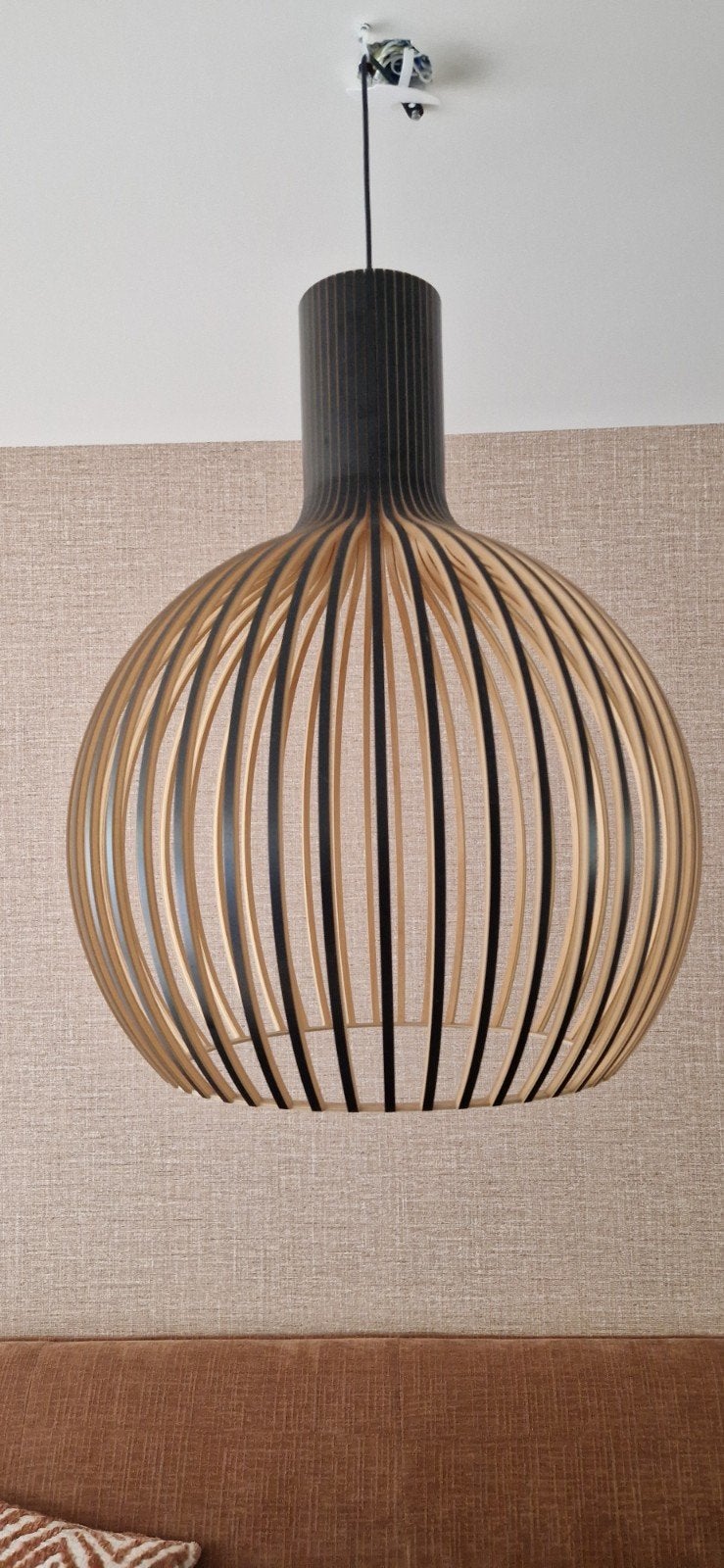 Secto Design Octo 4240 lamp zwart, Huis en Inrichting, Ophalen, E27 (groot), Zo goed als nieuw, Scandinavisch, Modern