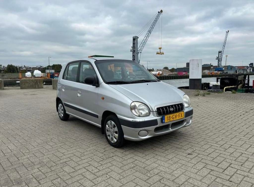 Hyundai Atos 1.0 I SLX Spirit PS Airco AUT 2001 Grijs, Auto's, Hyundai, Stof, 833 kg, 400 kg, Atos