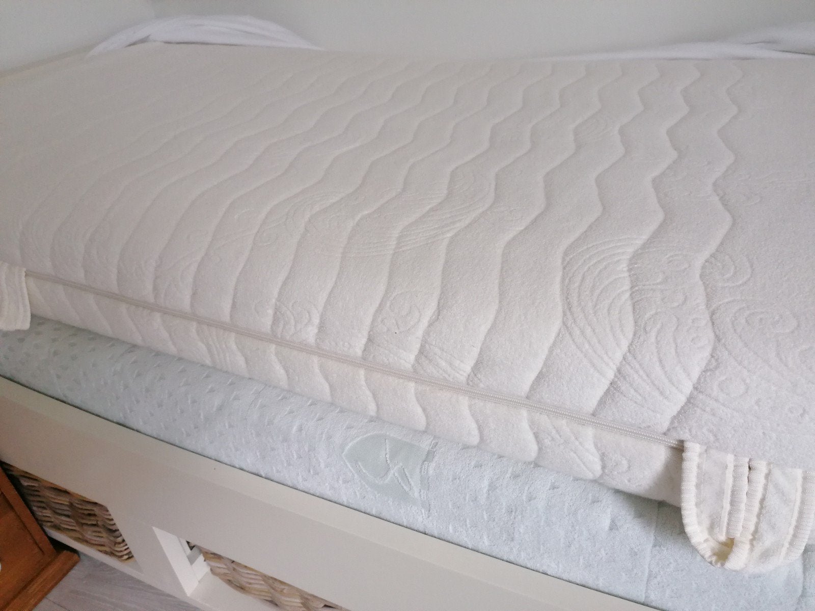Zo goed als nieuw matras 200x80 cm voor logeerbed, Ophalen, Zo goed als nieuw, Eenpersoons