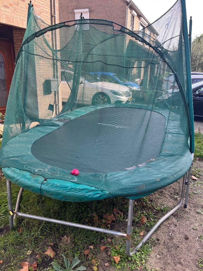 Trampoline groot kinder springkussen spring kussen, Ophalen, Gebruikt
