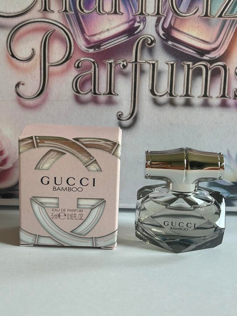 Gucci - bamboo miniature 5ml edp, Ophalen of Verzenden, Nieuw, Miniatuur, Gevuld