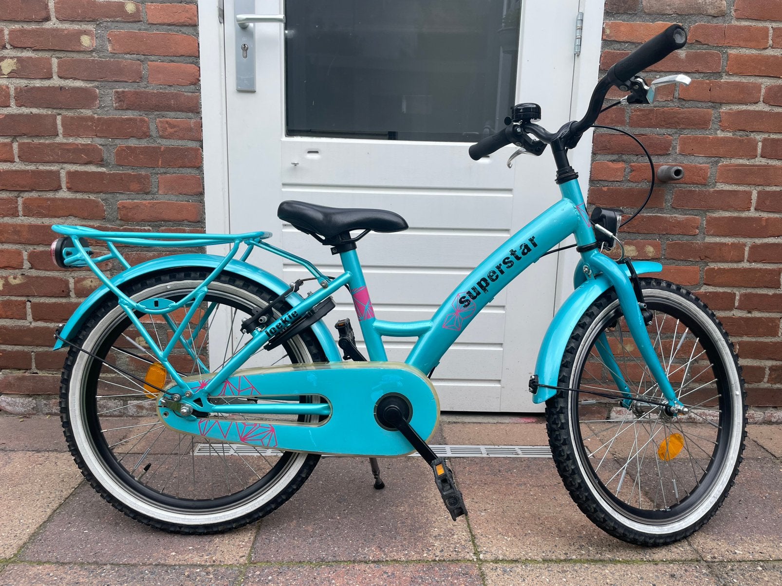 Loekie 20 inch kinderfiets., Fietsen en Brommers, Fietsen | Kinderfietsjes, Ophalen, 20 inch of meer, Gebruikt, Velgrem