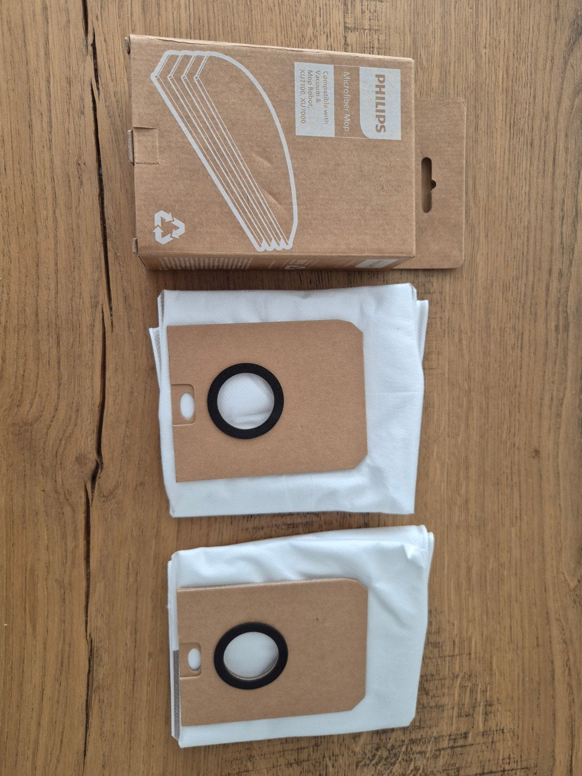Philips Microfiber Mop & Stofzakken voor Robotstofzuiger, Stofzak, Philips, Nieuw, Dweilfunctie